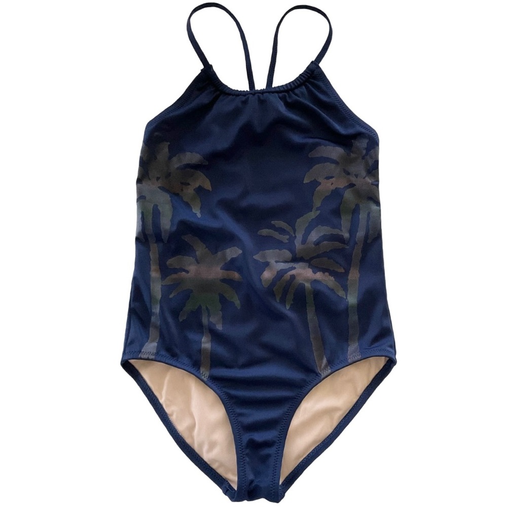 CREWCUTS Girl’s Palm one piece swimsuit 🌴 🩱